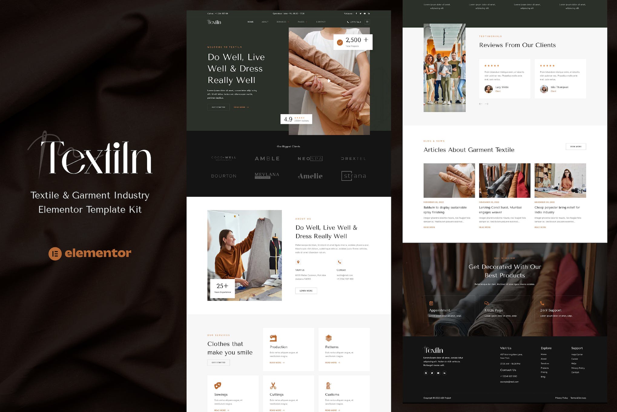 textiln-textile-garment-industry-elementor-templat Textiln – Textile & Garment Industry Elementor Template Kit