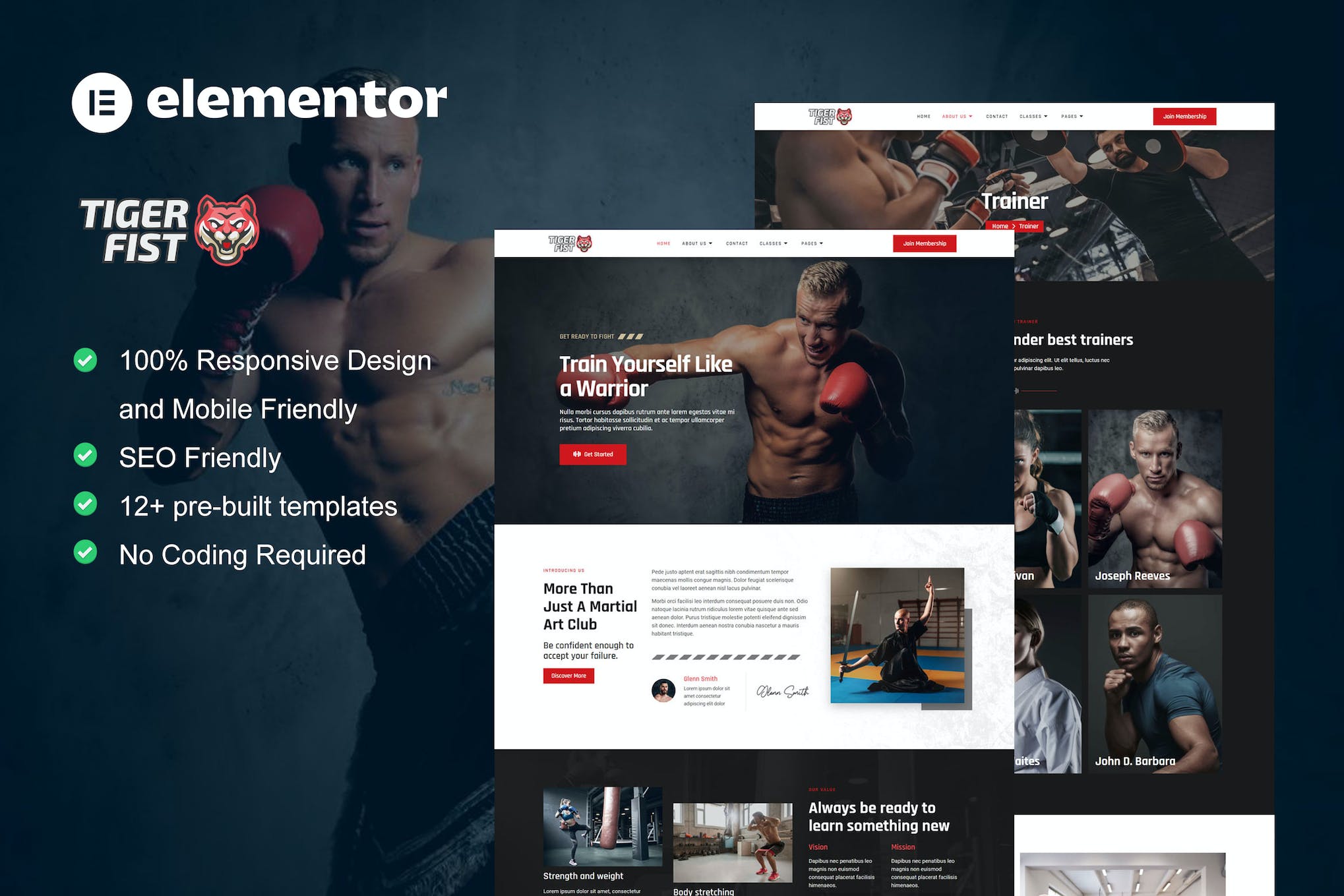 tigerfist-martial-arts-elementor-template-kit TigerFist – Martial Arts Elementor Template Kit