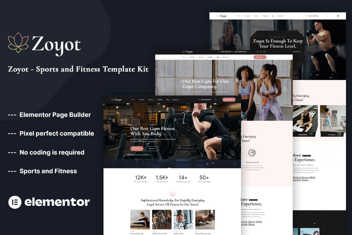 zoyot-sports-fitness-elementor-template-kit Zoyot – Sports & Fitness Elementor Template Kit